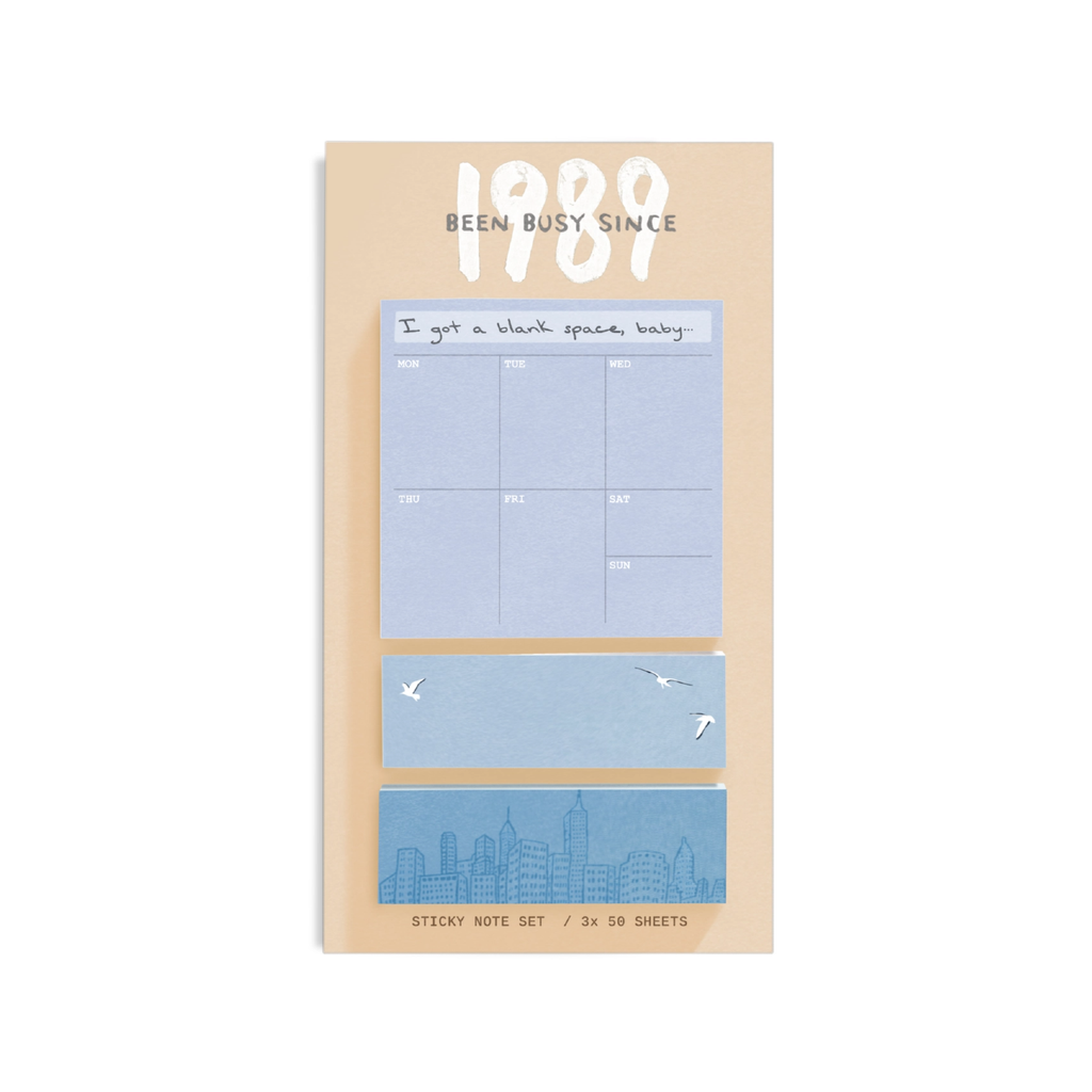 Taylor Been Busy Since 1989 Sticky Note Set Shop Trimmings Home - Office & School Supplies