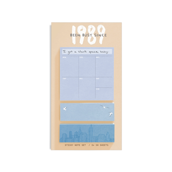 Taylor Been Busy Since 1989 Sticky Note Set Shop Trimmings Home - Office & School Supplies