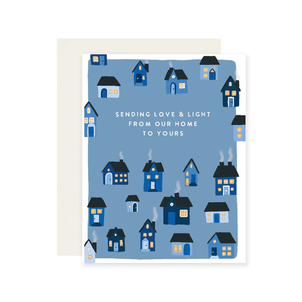 Our Home To Yours Hanukkah Card Slightly Stationery Cards - Holiday - Hanukkah