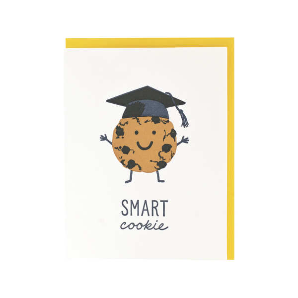 Chocolate Chip Cookie Graduation Card Smudge Ink Cards - Graduation
