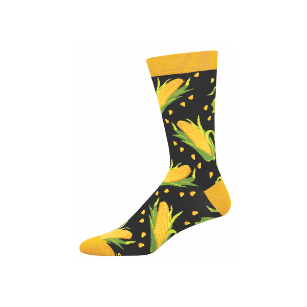 Corn A-Maize-Ing Bamboo Crew Socks - Mens Socksmith Apparel & Accessories - Socks - Adult - Mens