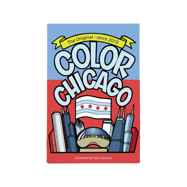 Chicago Coloring Book Sprouted Scribbles Books - Coloring