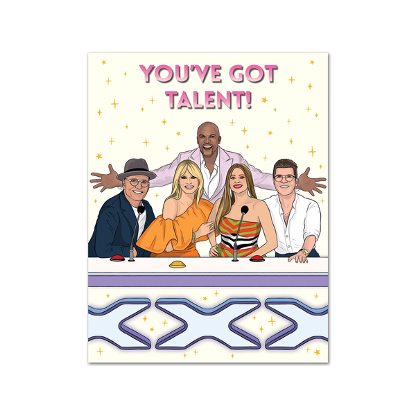 You've Got Talent Birthday Card The Found Cards - Birthday