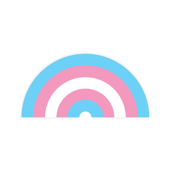 Trans Pride Rainbow Sticker The Little Gay Shop Impulse - Decorative Stickers