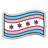 TRANSGENDER PRIDE Chicago Flag Stickers Tiny Werewolves Impulse - Decorative Stickers