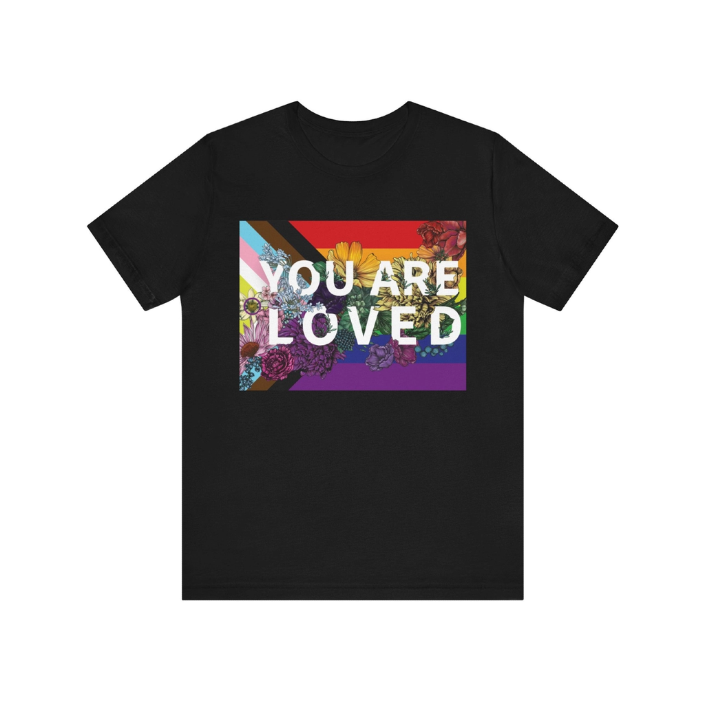 You Are Loved Short Sleeve Shirt - Black - Adult Transpainter Apparel & Accessories - Clothing - Adult - T-Shirts