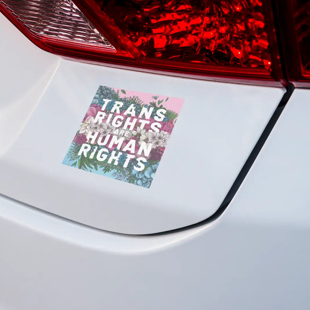 Trans Rights Are Human Rights Sticker Transpainter Impulse - Decorative Stickers