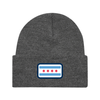 Charcoal Chicago Flag Cuff Beanie - Toddler Urban General Store Goods Apparel & Accessories - Winter - Baby & Toddler - Hats
