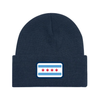 Navy Chicago Flag Cuff Beanie - Toddler Urban General Store Goods Apparel & Accessories - Winter - Baby & Toddler - Hats