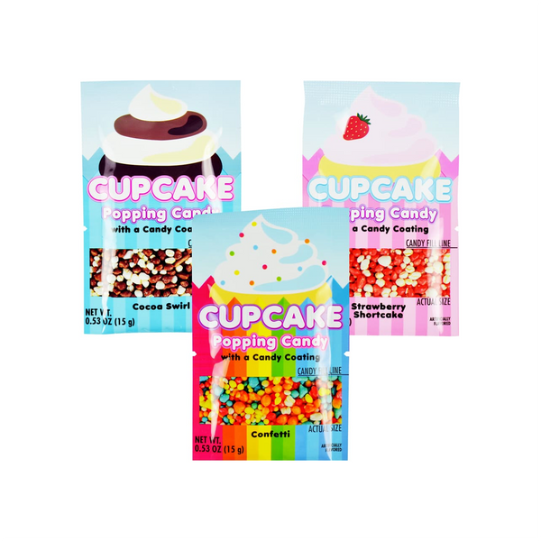 Cupcake Popping Candy with Candy Coating US Toy Candy, Chocolate & Gum