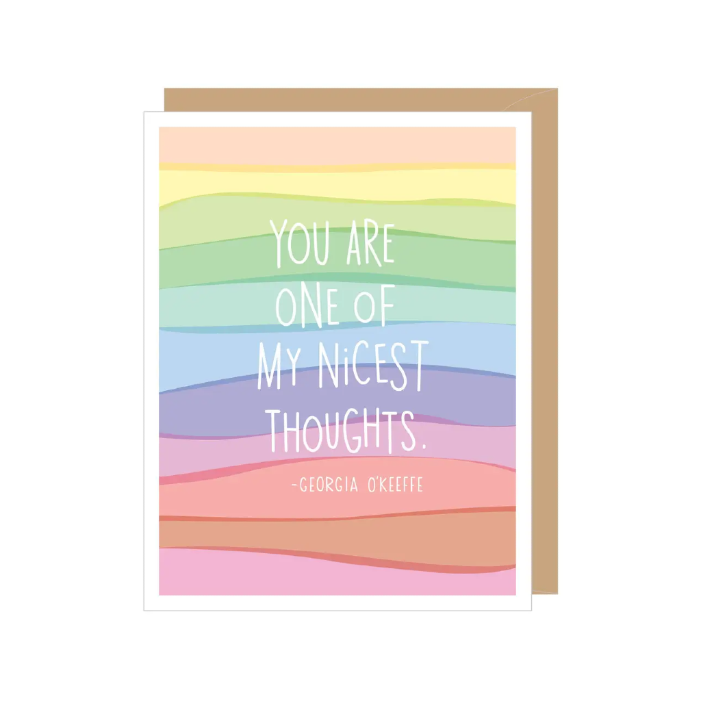 ATC CARD BLANK GEORGIA OKEEFFE NICEST THOUGHTS Apartment 2 Cards Cards - Any Occasion