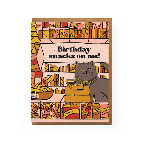 Bodega Cat Birthday Card Boss Dotty Paper Co Cards - Birthday