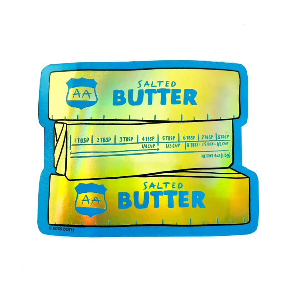 Holographic Butter Sticker Boss Dotty Paper Co Impulse - Decorative Stickers