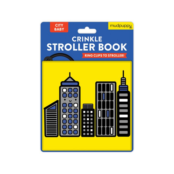 City Baby Fabric Crinkle Stroller Book Chronicle Books - Mudpuppy Books - Baby & Kids