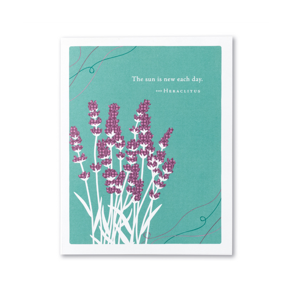The Sun Is New Each Day Get Well Card Compendium Cards - Get Well