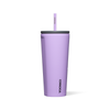 SUN SOAKED LILAC Corkcicle Cold Cup Insulated Tumbler With Straw - 24oz Corkcicle Home - Mugs & Glasses - Reusable