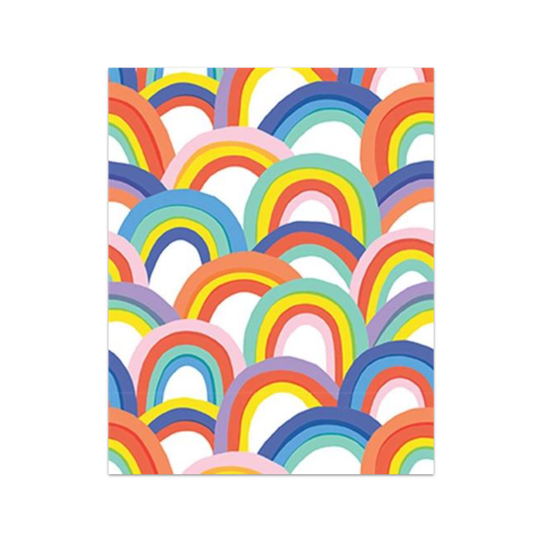 Tissue Paper - Color Play Rainbows Design Design Paper & Packaging - Tissue Paper