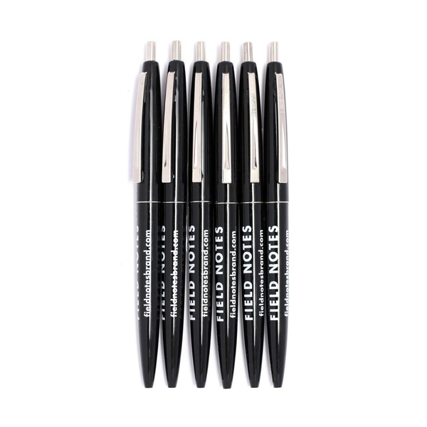 BLACK Field Notes Clic Pen 6-Pack - Black or Red Field Notes Brand Home - Office - Pencils, Pens & Markers