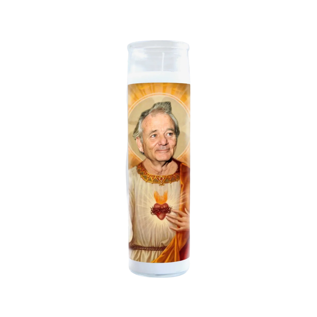 Saint Heart Bill Murray Celebrity Prayer Candle Illuminidol Home - Candles - Novelty