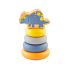 Orange Dino Stacker Mud Pie Baby & Toddler - Baby Toys & Activity Equipment - Sorting & Stacking Toys