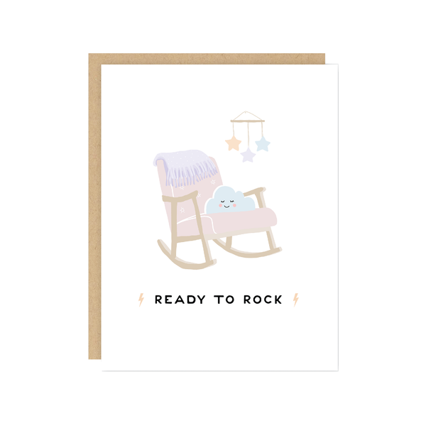 Ready To Rock Baby Card Party of One Cards - Baby