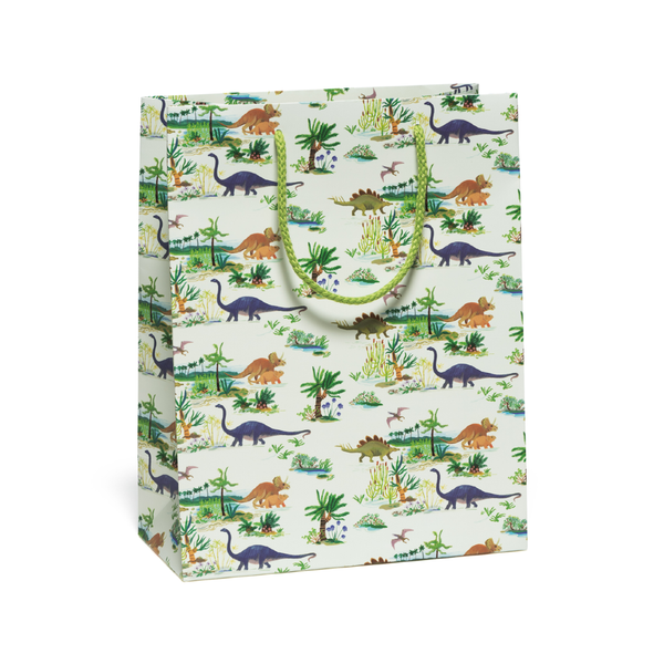 Dinosaurs Large Gift Bag Red Cap Cards Gift Wrap & Packaging - Gift Bags