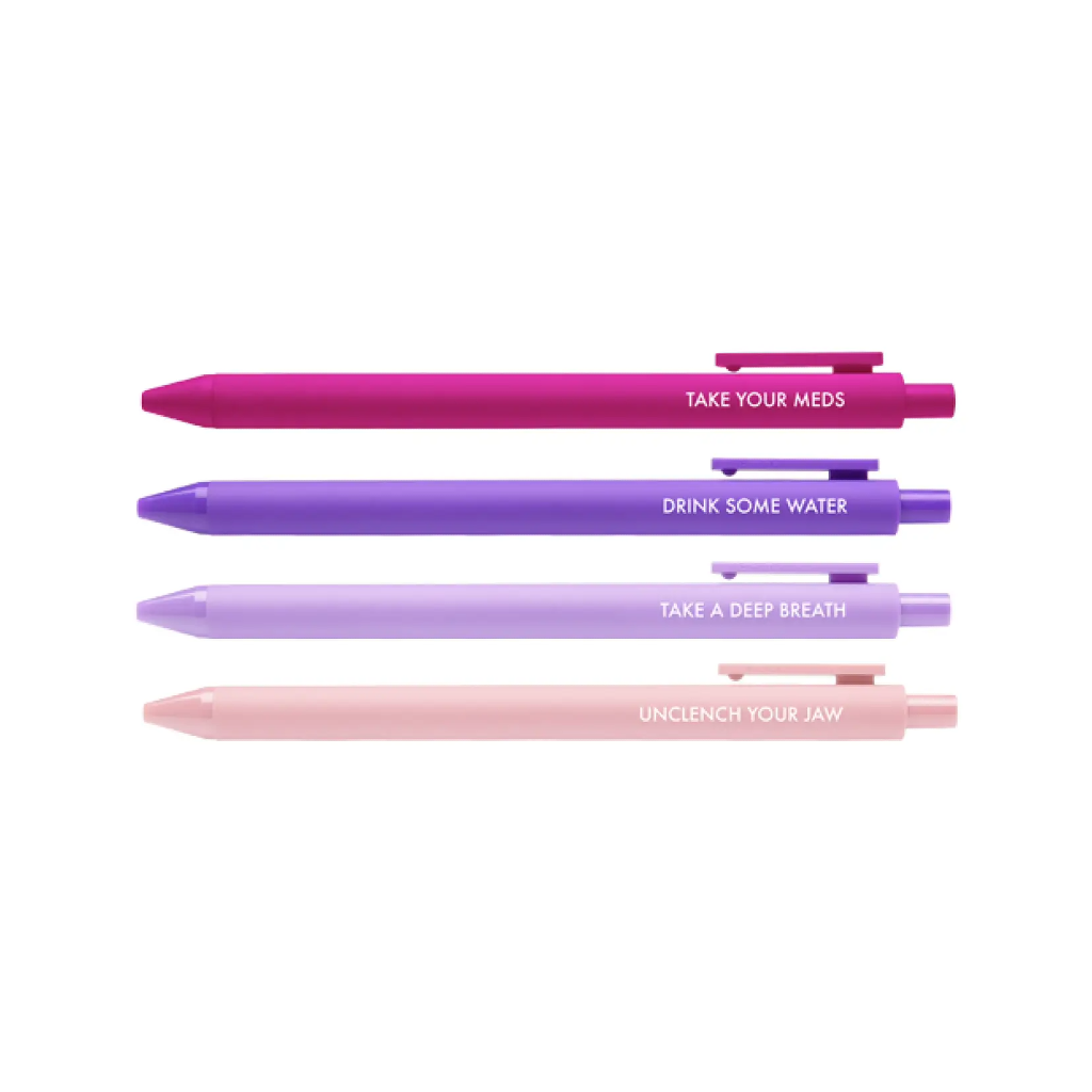 Self Care Gel Pen Set Sammy Gorin LLC Home - Office & School Supplies - Pencils, Pens & Markers