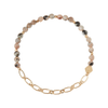 RHODONITE/GOLD Stacking Bracelet - Mini Sone With Chain Scout Curated Wears Jewelry - Bracelet