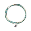 Turquoise Multi/Silver Miyuki Chromacolor Trio Bracelet Scout Curated Wears Jewelry - Bracelet
