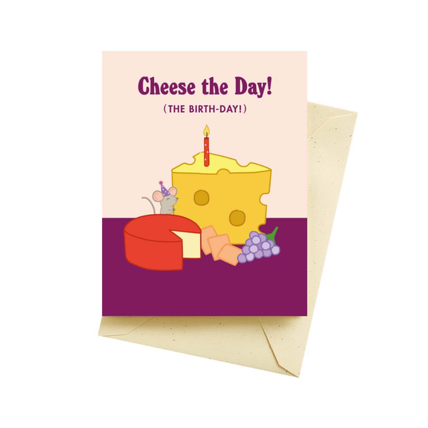 Cheesy Birthday Card Seltzer Cards - Birthday