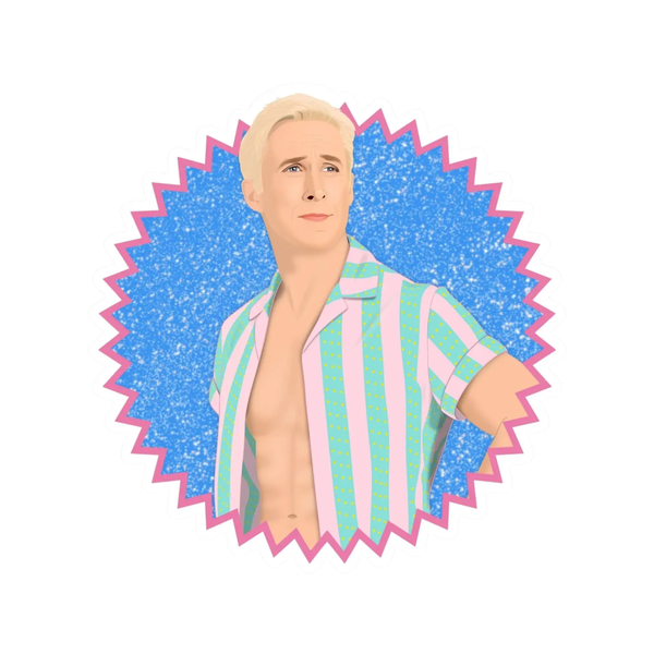 Barbie Movie Ken Ryan Gosling Sticker Shop Trimmings Impulse - Decorative Stickers