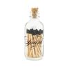 CALLIGRAPHY BLACK Apothecary Bottle Matches - Mini Skeem Design Home - Candles - Matches