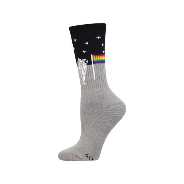 Safe Space Athletic Crew Socks - Womens - Black Socksmith Apparel & Accessories - Socks - Adult - Womens