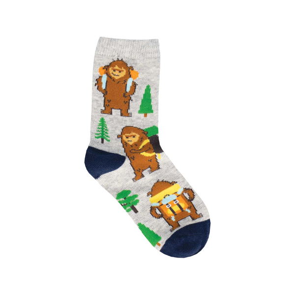 2-4 YRS Hot On Your Trail Crew Socks - Kids Socksmith Apparel & Accessories - Socks - Baby & Kids - Kids