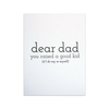 Dad Kid Father's Day Card Card Steel Petal Press Cards - Holiday - Father's Day