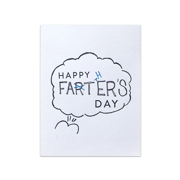 Farter's Day Father's Day Card Steel Petal Press Cards - Holiday - Father's Day