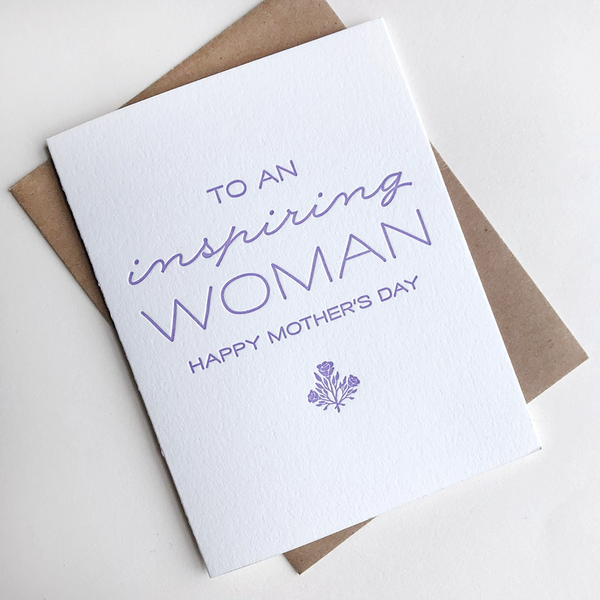Inspiring Woman Mother's Day Card STEEL PETAL PRESS Cards - Holiday - Mother's Day