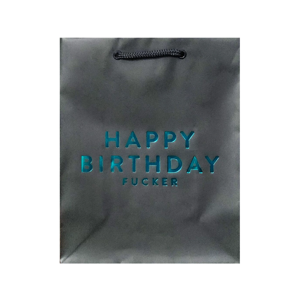 Birthday F*cker Gift Bag Steel Petal Press Gift Wrap & Packaging - Gift Bags