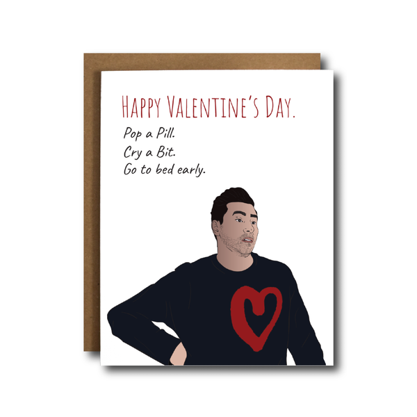 TCB CARD VALENTINE'S DAY SCHITT'S CREEK FUNNY The Card Bureau Cards - Holiday - Valentine's Day