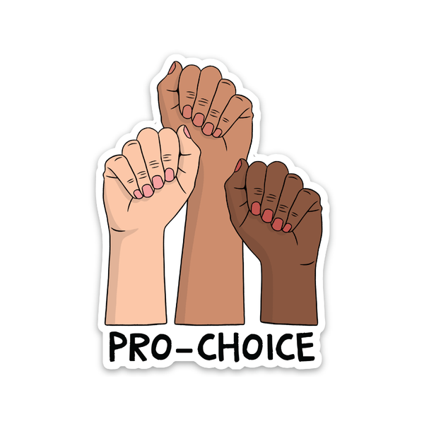Pro-Choice Hands Sticker The Found Impulse - Stickers