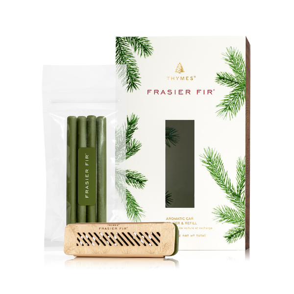 Frasier Fir Car Diffuser Set Thymes Home - Candles - Incense, Diffusers, Air Fresheners & Room Sprays