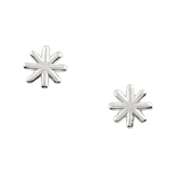 8 Point Star Stud Earring - Silver Tomas Jewelry - Earrings