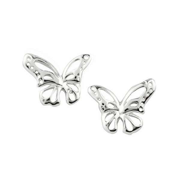 Butterfly Stud Earrings - Silver Tomas Jewelry - Earrings
