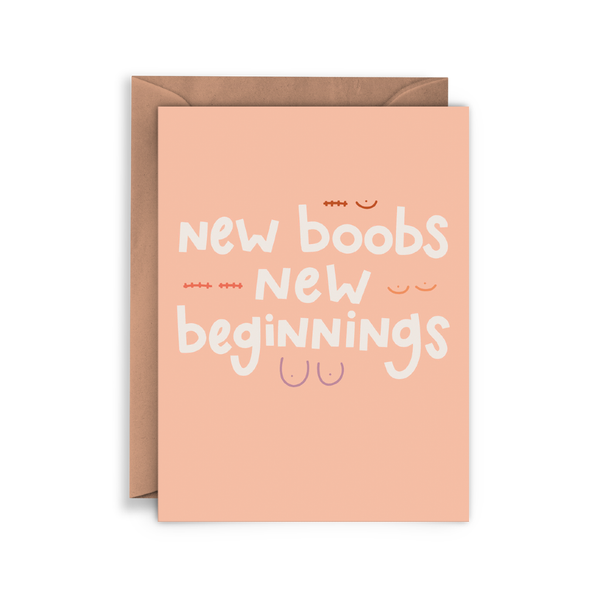 New Boobs Blank Card Twentysome Design Cards - Any Occasion