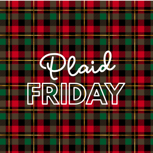 10% off online purchases for Plaid Friday