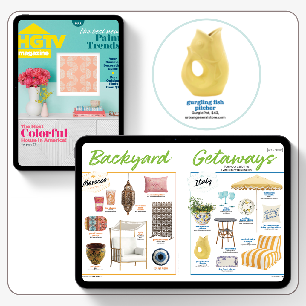 GurglePot Featured in HGTV Magazine