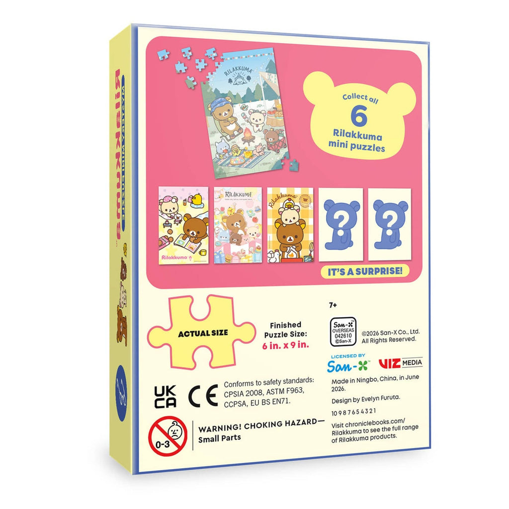 Rilakkuma Mystery Mini 100 Piece Jigsaw Puzzle - Blind Box Chronicle Books Toys & Games - Puzzles & Games - Jigsaw Puzzles