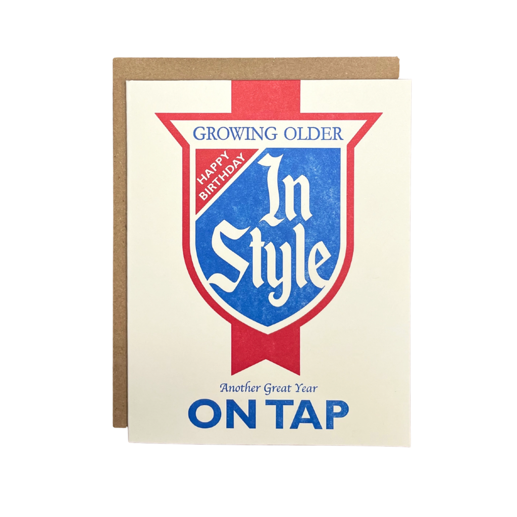 Growing Older In Style Birthday Card A Favorite Design Cards - Birthday