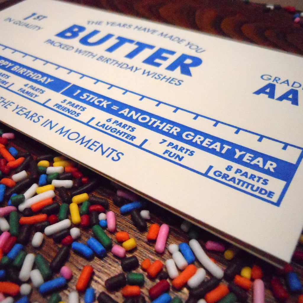 The Years Have Made You Butter Birthday Card A Favorite Design Cards - Birthday