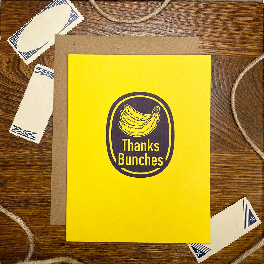 Thanks Bunches Thank You Card A Favorite Design Cards - Thank You